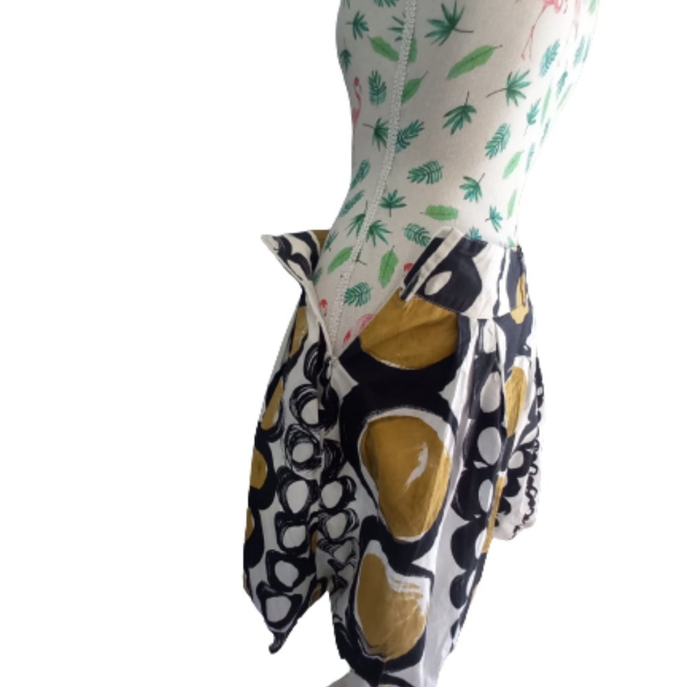 M.N.G Suit (Mango) balloon style skirt with circle print (Size 8) - Picture 3 of 6